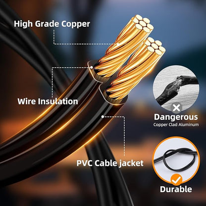 Outdoor Patio String Lights 200ft: S14 LED Shatterproof Bulbs 3 Modes Button - Image 4