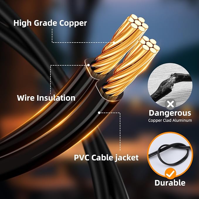 Outdoor Patio String Lights 50ft: S14 LED Shatterproof Bulbs 3 Modes Button - Image 4