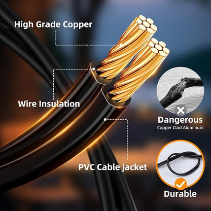 Outdoor Patio String Lights 150ft: S14 LED Shatterproof Bulbs 3 Modes Button - Image 4