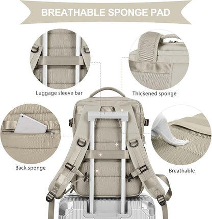 coowoz Carry On Backpack Women Men Travel Backpack Airline Approved Laptop - Image 5