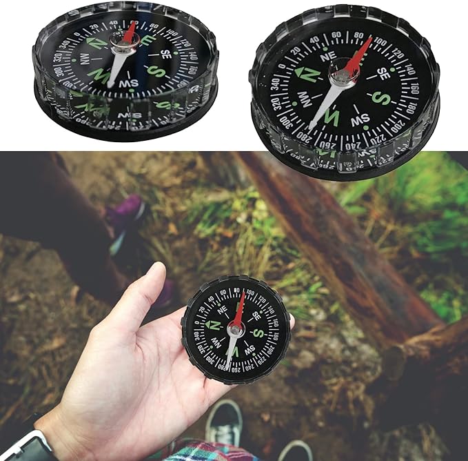 Waterproof Sighting Compasses Survival Camping Mountaineering Boating Compasses - Image 2