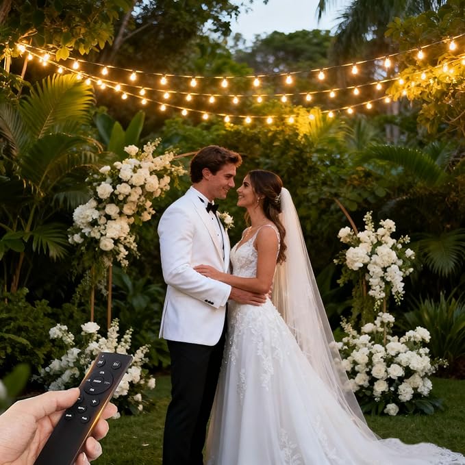 REEMEER 200FT LED Outdoor String Lights - Image 7