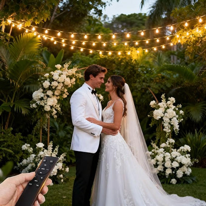 REEMEER 200FT LED Outdoor String Lights - Image 7