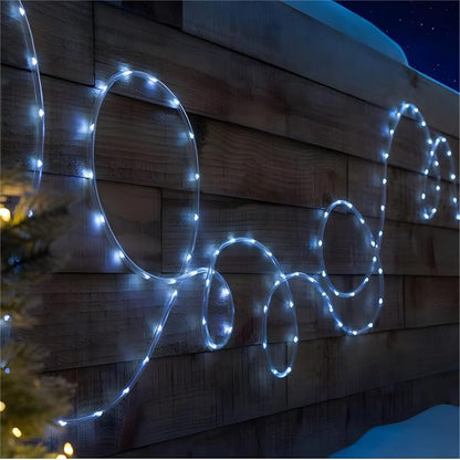 ANJAYLIA Solar Outdoor Rope Lights, 66FT 200 LED Solar Powered Rope Lights - Image 6