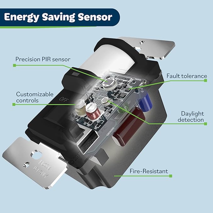 TOPGREENER in Wall PIR Motion Sensor Light Switch, Occupancy Sensor Switch - Image 4