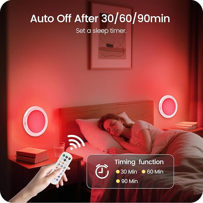 2 Pack Motion Sensor Rechargeable Shower Lights - Image 8