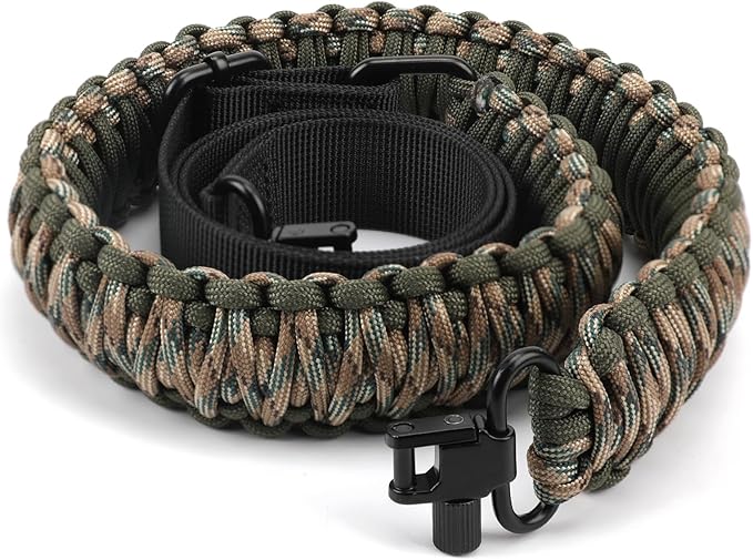 Double Braide 550LB Shotgun Sling 2 Point Paracord Rifle Sling, Non-Slip by FlipfitHoslimar