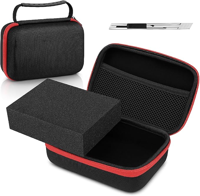 Relaxweex EVA Hard Case with Customizable Foam 7.1 x 4.7 x 3.1 Inch Protective by Relaxweex