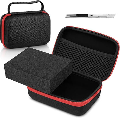 Relaxweex EVA Hard Case with Customizable Foam 7.8 x 6.3 x 3.5 Inch Protective by Relaxweex