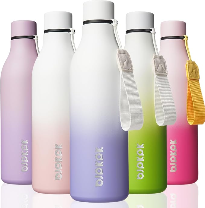 BJPKPK Insulated Water Bottles, 25 oz Stainless Steel Metal Water Bottle by BJPKPK