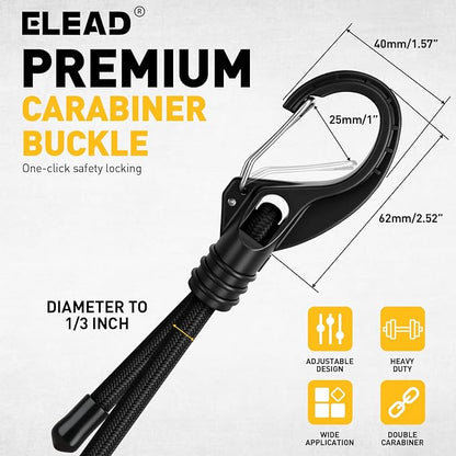 8-Piece 48-inch Adjustable Bungee Cords - Image 7