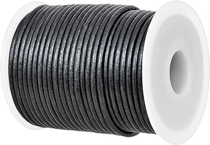 GENIQUE Real/Genuine Round Leather String Cord by GENIQUE