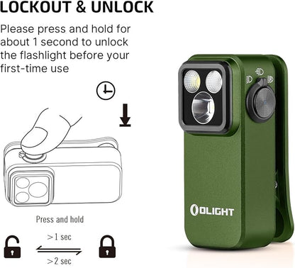 OLIGHT Oclip Pro EDC Flashlight Clip-on Light, Rechargeable 500 Lumens - Image 5