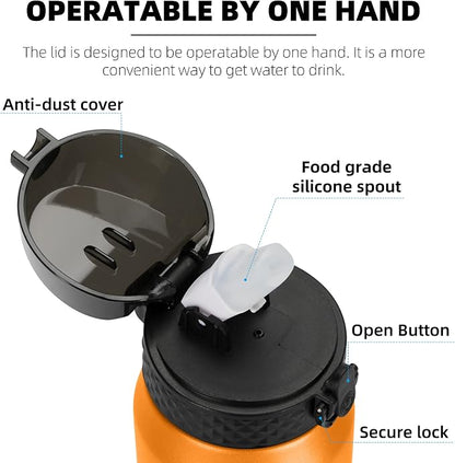 Fanhaw 24 oz Insulated Stainless Steel Water Bottle - Image 2