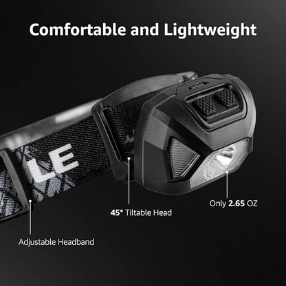 Lepro LE Headlamp Rechargeable, LED Head Lamp - Image 6