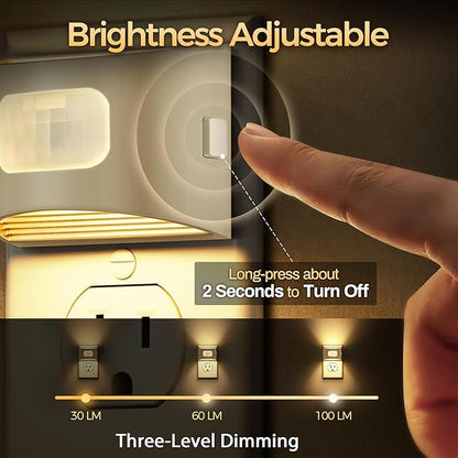 DORESshop LED Night Light, Night Lights Plug into Wall, Plug in Night Light - Image 2