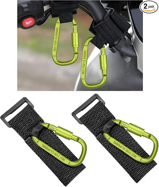 KVAEY 2 Pack Multipurpose Hook for Hanging Helmet, Durable Carabiners, Roll Bar by Unknown