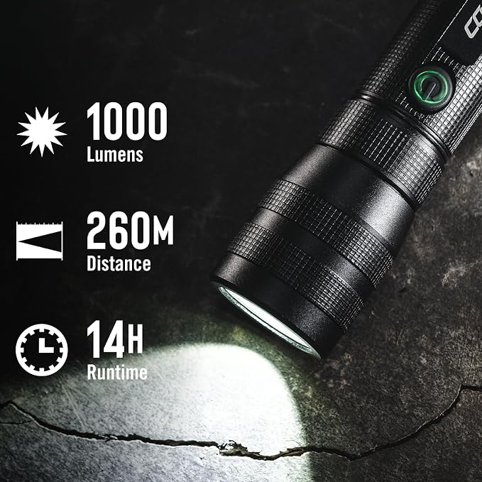 Coast G60R 1000 Lumen Waterproof Rechargeable LED Flashlight - Image 4