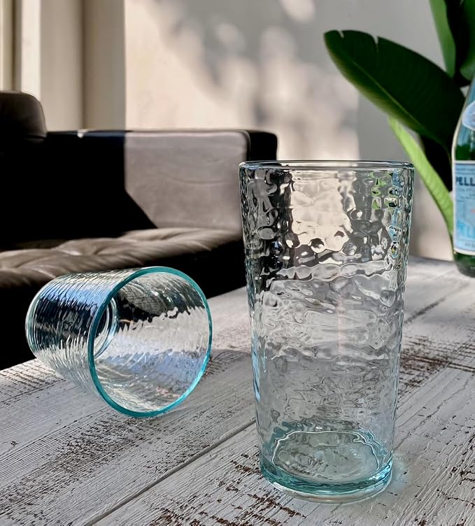 KLIFA- NICE- 14.7 & 20 ounce, Acrylic Tumbler & Highball Drinking Glasses - Image 8