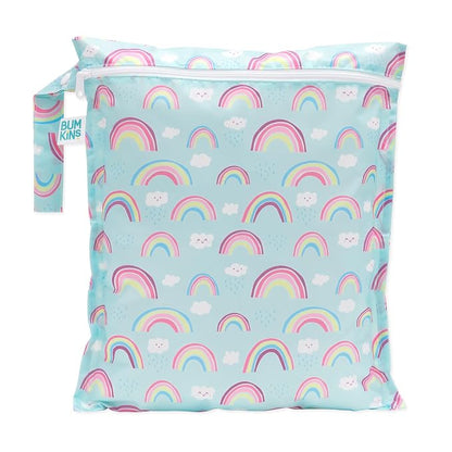 Bumkins Waterproof Wet Bag for Baby, Swim Suit, Cloth Diapers, Pump Parts by Bumkins