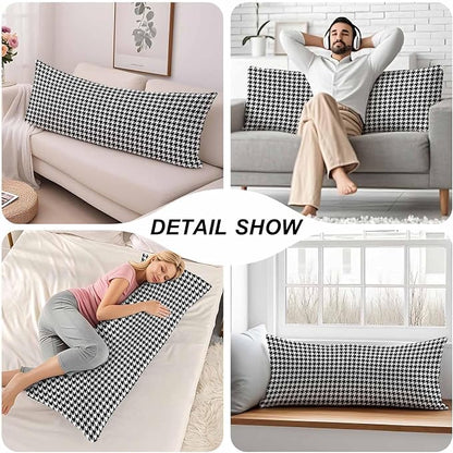 20"X54" Body Pillow Case Houndstooth - Image 5