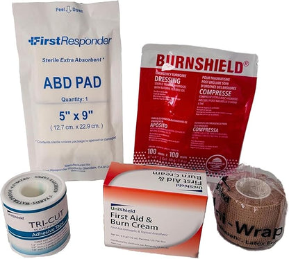 4-Shelf Restaurant Metal 1st Aid Cabinet Class B, Large Capacity First Aid Wall - Image 7