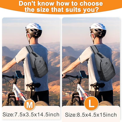 Pritent Crossbody Bags for Women Men Trendy Sling Bag Backpack Casual Chest Bag - Image 6