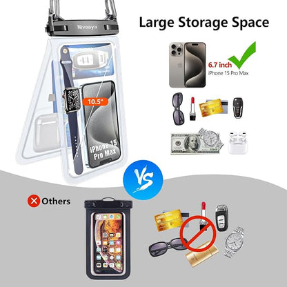 Niveaya Double Space Waterproof Phone Pouch - Image 2