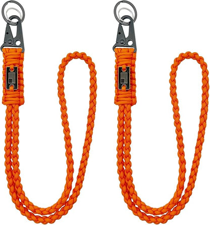 DDOUT Heavy Duty Paracord Lanyard 550 Paracord Braided Keychain by DDOUTOutdoor
