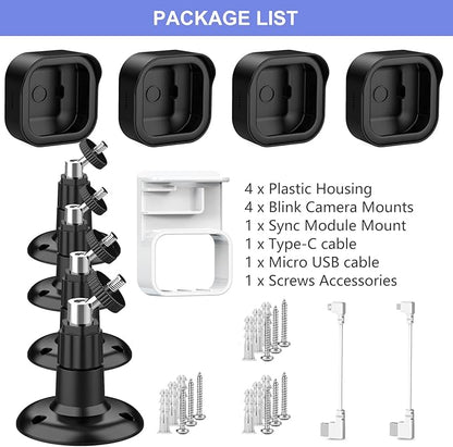 Wall Mount for Blink Outdoor 4 and Outdoor, 4 Pack Weatherproof Protective - Image 7