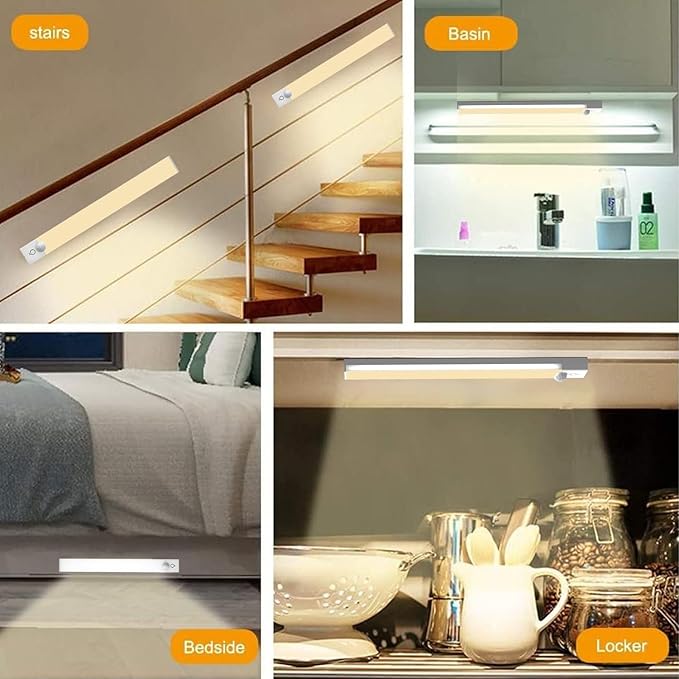 Under Cabinet Lights 4-Inch 12-Pack, USB Rechargeable Motion Sensor Light - Image 9