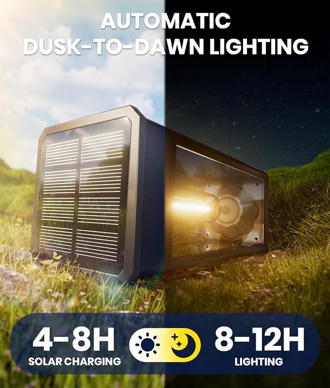 12 Pack Bright Solar Pathway Lights Outdoor, IP65 Waterproof Auto On/Off Solar - Image 7