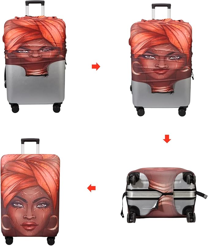 WUJIAONIAO Travel Luggage Cover Baggage Suitcase Cover Protector Skins 18-32 - Image 4
