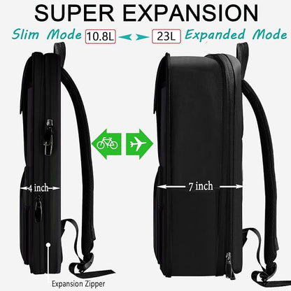 ZINZ Laptop Backpack 15 15.6 16 Inch, Expandable Computer Rucksack - Image 2