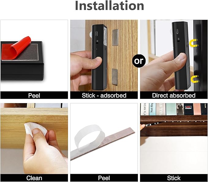 WOBANE Dual Motion Sensor Light Strip, Rechargeable 16.4ft LED Lighting - Image 7