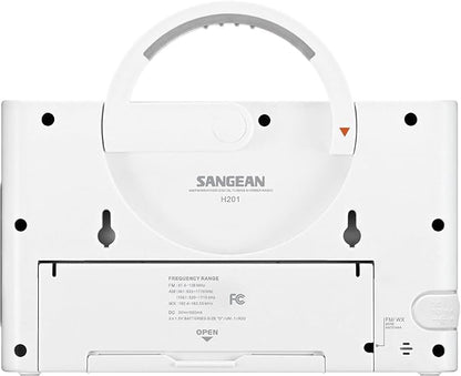 Sangean H201 Shower Radio AM/FM Waterproof, Weather Alert Radio - Image 3
