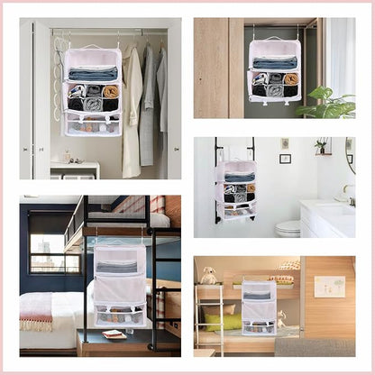 Surblue Hanging Shelves Travel Storage Bag Compression Packing Cube - Image 7