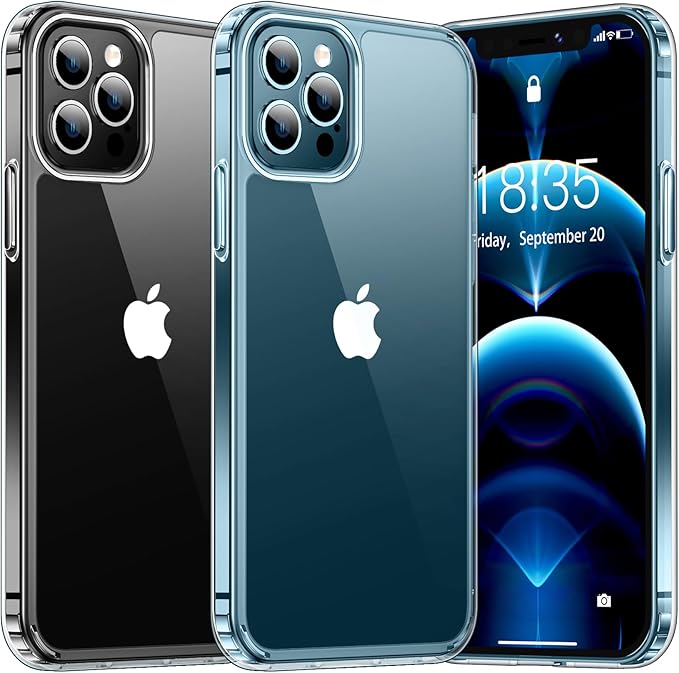 SPIDERCASE Deigned for iPhone 12 Pro Max Case, Slim Shockproof Phone Cases by SPIDERCASE