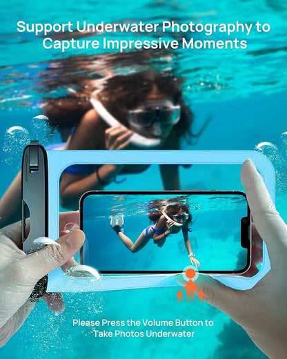 Lanhiem Large Waterproof Phone Pouch Universal IPX8 Waterproof Dry Bag - Image 6