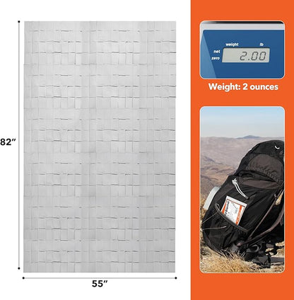 Frocopo 6 Pack Emergency Mylar Blanket, Emergency Blanket Space Blanket - Image 2