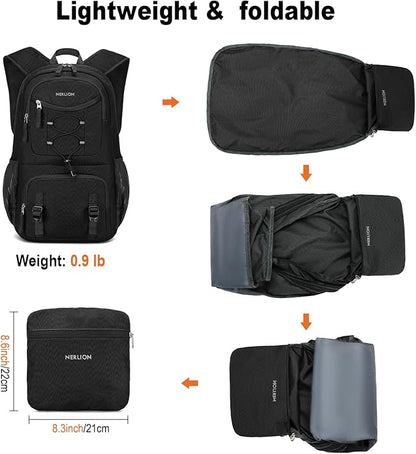 Nerlion Lightweight Foldable 35L Hiking Backpack Travel Backpack - Image 3