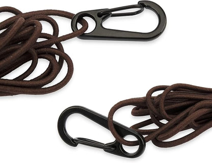 SWATOM Small Mini Carabiner Clip Tiny Spring Snap Hook Keychains Micro - Image 4