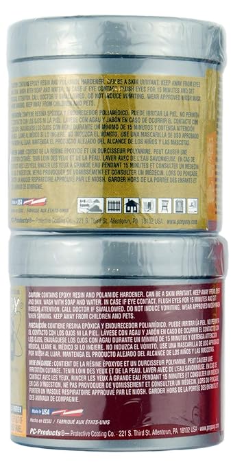 PC Products PC-Woody Wood Repair Epoxy Paste, Two-Part 6 oz in Two Cans - Image 3