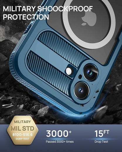 Lanhiem Magnetic for iPhone 16 Case, IP68 Waterproof Dustproof Case, Full Body - Image 5