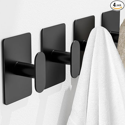 pickpiff Adhesive Towel Hooks for Bathroom: 20LB Extra Strong Wall Hanger for by pickpiff