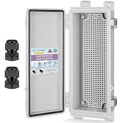 TICONN Outdoor Electrical Box Waterproof, Junction Box IP67 ABS Plastic by TICONN