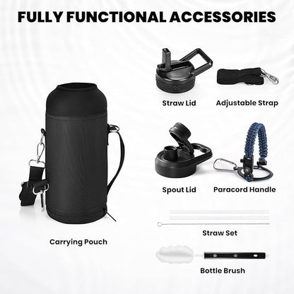 RAYMYLO Insulated Water Bottle 32 oz, Triple Wall Vacuum Stainless Steel - Image 6