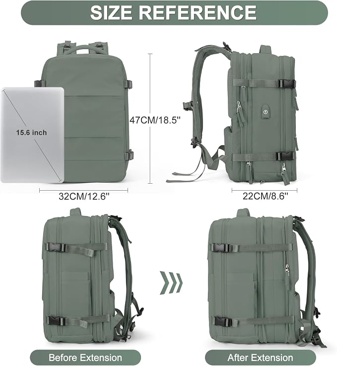 Extra Backpack For Traveling On Airplane Travel Backpack For Women Men Airline - Image 2