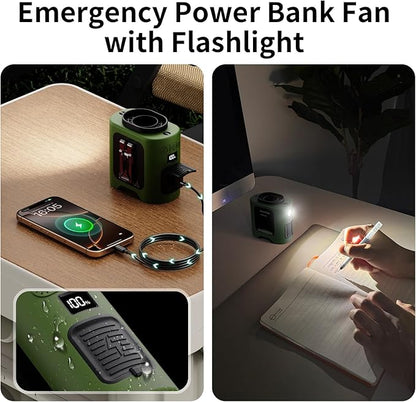 Socool 14500mAh Portable Waist Fan Clip on Belt 360 Rotation Wearable - Image 6