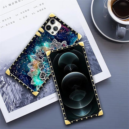 Compatible with iPhone 11 Pro Max Case, Starry Sky Colourful Mandala Luxury - Image 6